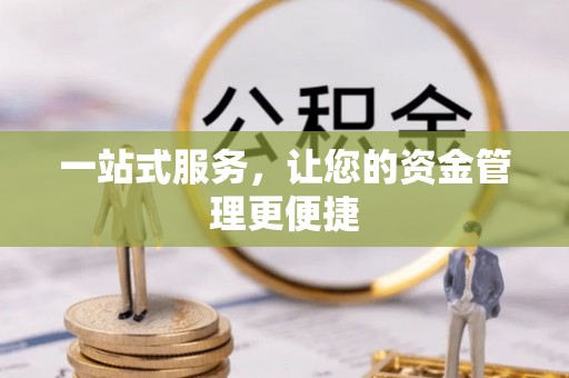 资中一站式服务，让您的资金管理更便捷