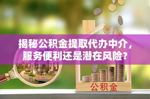 资中揭秘公积金提取代办中介，服务便利还是潜在风险？